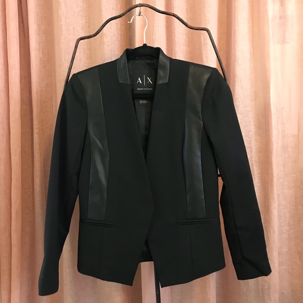 Armani Exchange Black Blazer
